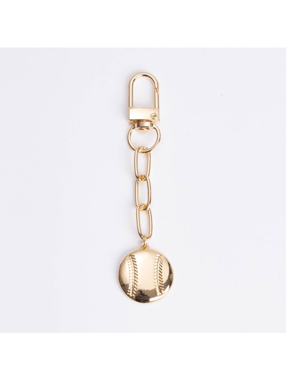 *Brand New* Luv Aj Gold Baseball Charm Keychain